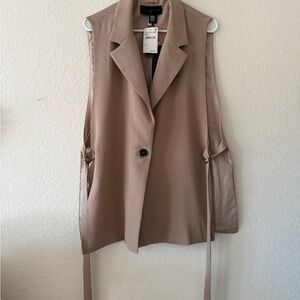 Women's Taupe Vest